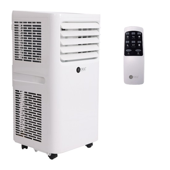 AFRA Portable Air Conditioner 12000 Btu, Remote Control, 24 Hrs. Timer, Digital Display,  AF-120PACWH, 1 Year Warranty 