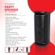 AFRA Party Speaker, 120 Watts, 24kg, Black, 7000Ma Battery, Karaoke Mic, LED Speaker Lighting, AF-120PSBK, ESMA Approved, 2 Years Warranty