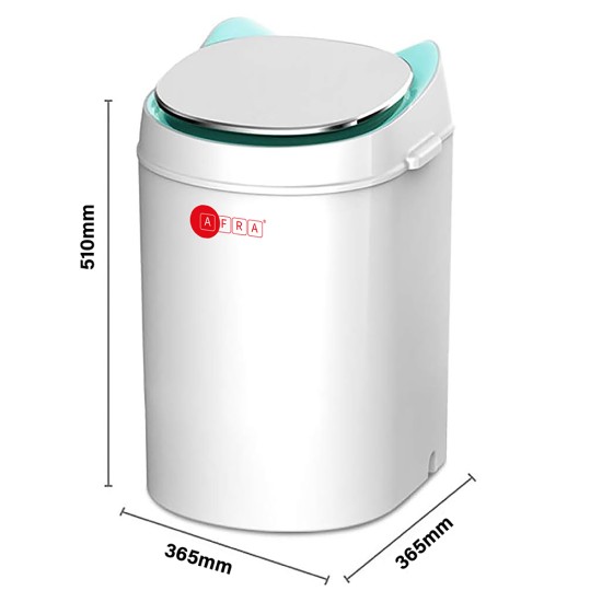 AFRA BABY WASHING MACHINE, SINGLE TUB WITH SPIN, CAPACITY 3 KG,240WATTS, WHITE COLOR