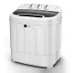 AFRA Baby Washing Machine, 3.6kg Capacity, 220-240V, 50-60Hz, Non-Slip Foot Pad, Elution Separation, Compact Size, Spin and Dry, AF-3624BWTT, 1 Year Warranty.