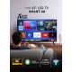 AFRA 43-inch Smart 4K UHD TV, Frameless, LED, Android 11, HDMI, USB, VGA, PC & Game Console Connection, Streaming, Netflix, Hulu, YouTube, Prime Video, AF-43114KBK, 2 Years Warranty.
