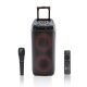 AFRA Trolley Speaker, 60 Watts, 6.5kg, Black, 4000Ma Battery, Dual Speakers, True Wireless Stereo, AF-60TSBK, 2 Years Warranty