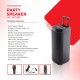 AFRA Trolley Speaker, 60 Watts, 6.5kg, Black, 4000Ma Battery, Dual Speakers, True Wireless Stereo, AF-60TSBK, 2 Years Warranty