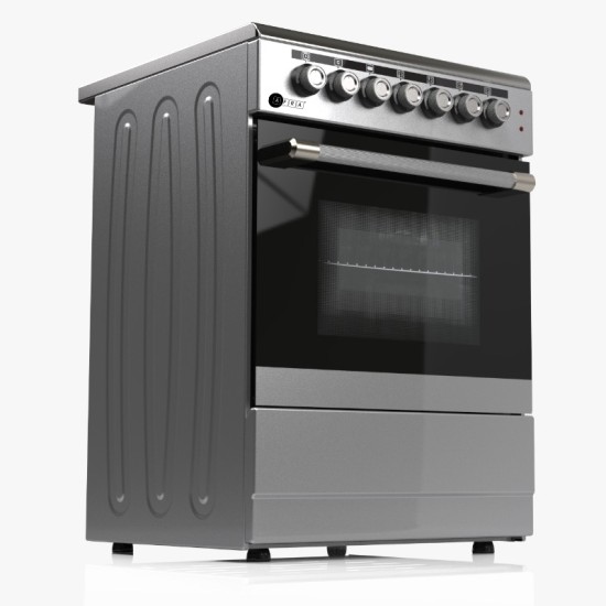 AFRA Free Standing Electrical Cooking Range, 60x60, 64L, Closed Door Grilling, Vitro Ceramic, Stainless Steel, G-Mark, ESMA, RoHS, CB, 2 years warranty