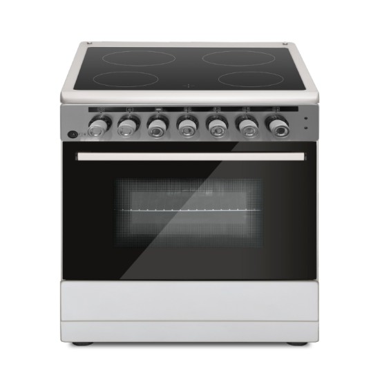 AFRA Free Standing Electrical Cooking Range, 60x60, 64L, Closed Door Grilling, Vitro Ceramic, Stainless Steel, G-Mark, ESMA, RoHS, CB, 2 years warranty