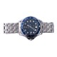 AFRA NAVIGATOR GENTS WATCH SILVER CASE BLUE DIAL SILVER BRACELET