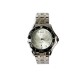 AFRA NAVIGATOR GENTS WATCH SILVER CASE WHITE DIAL SILVER BRACELET