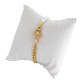 AFRA JEW PEARLET GOLD STAINLESS STEEL BRACELET