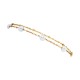 AFRA JEW PEARLET GOLD STAINLESS STEEL BRACELET