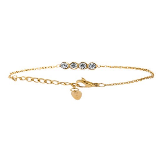 AFRA JEW JEWEL GOLD STAINLESS STEEL BRACELET