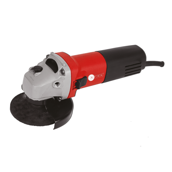 AFRA Angle Grinder, 115MM, 710W, 11800r/Min No-Load Speed, ¢115mm Max. Wheel Diameter, M14 Shaft Size, Spindle Lock, Slide Switch, AFT-7-115AGRD, 1-Year Warranty.