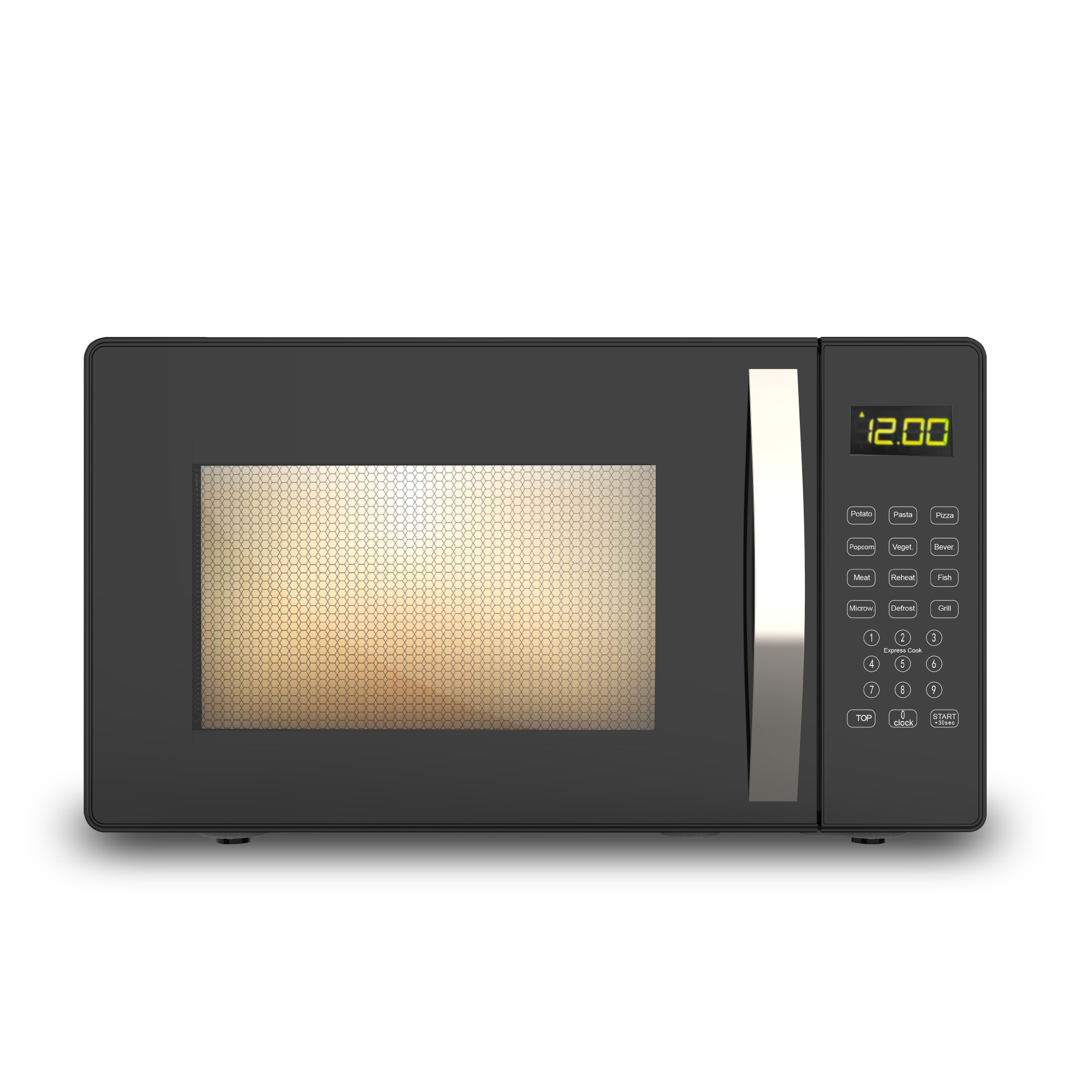 heller 25l digital microwave oven